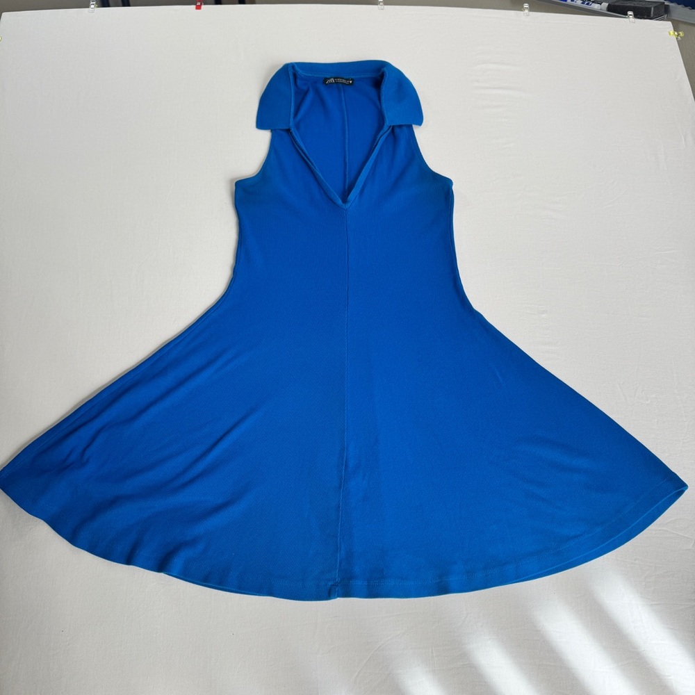 Zara Vibrant Blue Mini Dress